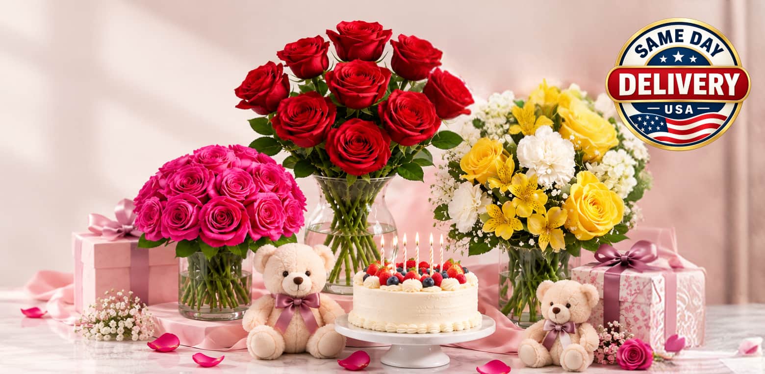 Same-day flower delivery Nationwide