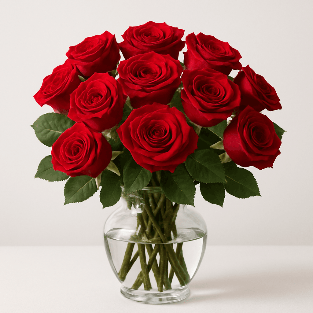 One Dozen Red Roses